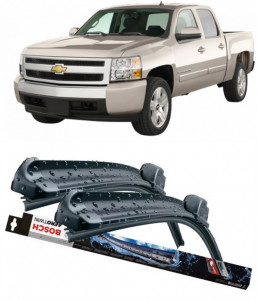 Chevrolet Silverado Set 2 stergatoare parbriz Bosch Bosch Aerotwin compatibile cu Chevrolet Silverado 2008-2013 (55 cm / 53 cm) accesorii pentru autoturismul tau - masina v134227