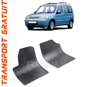 Citroen Berlingo I, Van, fabricat din 1996 - 2008, 2 Locuri, set covorase auto dedicate, din cauciuc 100% Premium accesorii pentru autoturismul tau - masina v157803