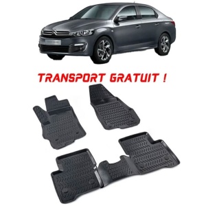Citroen C3 II2009-2016 Set 4 covorase auto din cauciuc tip tavita premium line 3D - Transport Gratuit! accesorii pentru autoturismul tau - masina v49382
