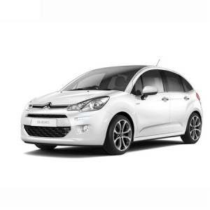 Citroen C3 II Din 2009 - 12.2016, Van , Set Covorase Auto Tip Tavita Premium 3D, din cauciuc accesorii pentru autoturismul tau - masina v169308