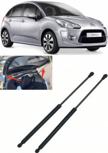 Citroen C3 II Set 2 amortizoare pentru portbagaj / haion Krosno compatibil cu Citroen C3 II Hatchback fabricat intre 2009-2016 accesorii pentru autoturismul tau - masina v89687