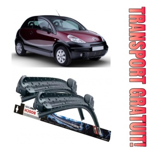 Citroen C3 Pluriel Set 2 stergatoare parbriz Bosch Aerotwin 600/475mm compatibile cu Citroen C3 Pluriel (HB_) (2003) (53 cm / 45 cm)