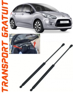 Citroen C3 Set 2 amortizoare pentru portbagaj / haion Krosno compatibil cu Citroen C3 Hatchback fabricat intre 2009 accesorii pentru autoturismul tau - masina v90454