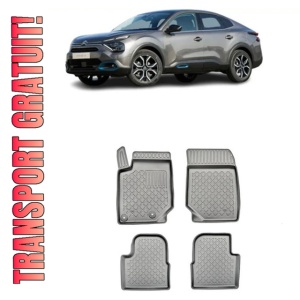 Citroen C4 X Din 10.2022 - Prezent, Suv, Nu Corespunde Pentru Electric , Set Covorase Auto Tip Tavita Premium 3D, din cauciuc