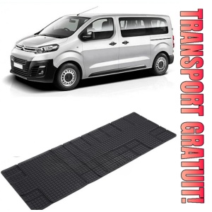 Citroen Jumpy III, Van, fabricat din 01.2016 - Prezent, Rand 3, set covorase auto dedicate, din cauciuc 100% Premium