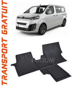 Citroen Spacetourer, Van, fabricat din 01.2016 - Prezent, 2 Locuri, set covorase auto dedicate, din cauciuc 100% Premium accesorii pentru autoturismul tau - masina v155009