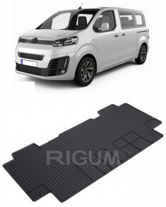 Citroen Spacetourer, Van, fabricat din 01.2016 - Prezent, Rand 2, Masina Are 5 Locuri, set covorase auto dedicate, din cauciuc 100% Premium accesorii pentru autoturismul tau - masina v155508