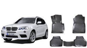 Covorase auto Bmw X3 F25 2011-2017 set presuri auto tip tavita - Img 2