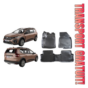 Covorase auto Dacia Jogger 2022-2025 set presuri tip tavita