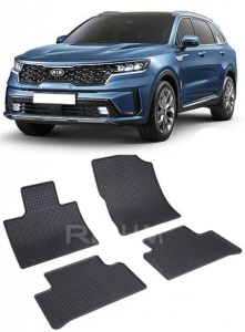 Covorase auto Kia Sorento IV 10.2020 - 2024, set presuri auto dedicate accesorii pentru autoturismul tau - masina v22380