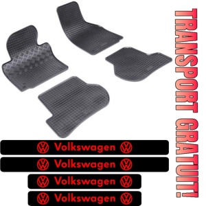 Covorase Volkswagen Golf 5, Combi, din 10.2003 - 2008 si set 4 stickere protectie praguri Volkswagen