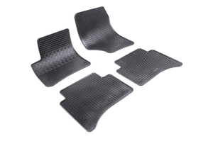 Covorase Volkswagen Touareg I, SUV, din 11.2002 - 2010 si set 4 stickere protectie praguri Volkswagen accesorii pentru autoturismul tau - masina v3358