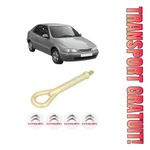Cui carlig remorcare, tractare auto CITROEN XSARA (N1) din 1997-2005, Otel, Cri-Flo, 4 Stickere cu CITROEN