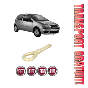 Cui carlig remorcare, tractare auto FIAT PUNTO (188_) din 1999-2012, Otel, Cri-Flo, 4 Stickere cu FIAT