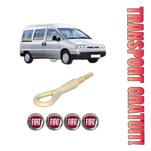 Cui carlig remorcare, tractare auto FIAT SCUDO Bus (270_, 272_) din 2007-2016, Otel, Cri-Flo, 4 Stickere cu FIAT