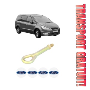 Cui carlig remorcare, tractare auto FORD GALAXY II (WA6) din 2006-2015, Otel, Cri-Flo, 4 Stickere cu FORD