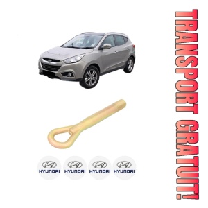 Cui carlig remorcare, tractare auto HYUNDAI ix35 (LM, EL, ELH) din 2009-2015, Otel, Cri-Flo, 4 Stickere cu HYUNDAI
