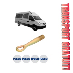 Cui carlig remorcare, tractare auto Iveco DAILY IV Bus din 2006-2011, Otel, Cri-Flo, 4 Stickere cu Iveco