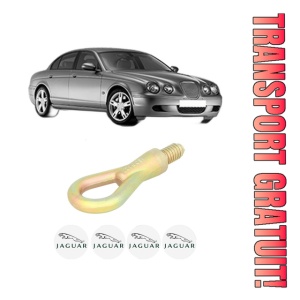 Cui carlig remorcare, tractare auto JAGUAR S-TYPE II (X200) din 1999-2007, Otel, Cri-Flo, 4 Stickere cu JAGUAR
