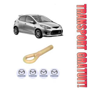 Cui carlig remorcare, tractare auto MAZDA 2 (DE_, DH_) din 2007-2015, Otel, Cri-Flo, 4 Stickere cu MAZDA