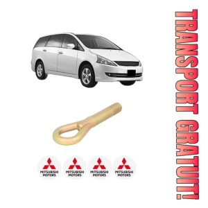 Cui carlig remorcare, tractare auto MITSUBISHI GRANDIS (NA_W) din 2004-2011, Otel, Cri-Flo, 4 Stickere cu MITSUBISHI