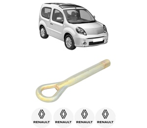 Cui carlig remorcare, tractare auto RENAULT KANGOO BE BOP (KW0/1_) din 2009-2012, Otel, Cri-Flo, 4 Stickere cu RENAULT - Img 2