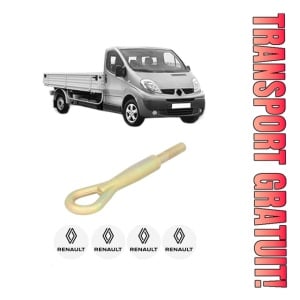 Cui carlig remorcare, tractare auto RENAULT TRAFIC II Platform/Chassis (EL) din 2001-2006, Otel, Cri-Flo, 4 Stickere cu RENAULT