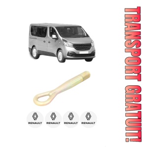 Cui carlig remorcare, tractare auto RENAULT TRAFIC III Bus (JG_) din 2014-2015, Otel, Cri-Flo, 4 Stickere cu RENAULT