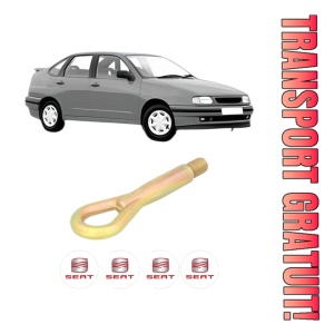 Cui carlig remorcare, tractare auto SEAT CORDOBA (6K1, 6K2) din 1999-2002, Otel, Cri-Flo, 4 Stickere cu SEAT