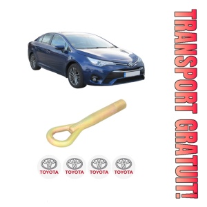 Cui carlig remorcare, tractare auto TOYOTA AVENSIS Saloon (_T27_) din 2008-2018, Otel, Cri-Flo, 4 Stickere cu TOYOTA