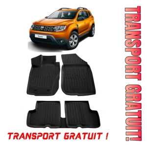 Dacia Duster 4Wd (2015-2018) Set covorase auto cauciuc G.Modern Line 3D transport gratuit