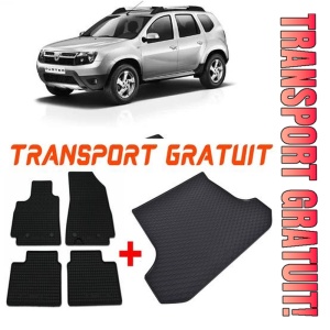 Dacia Duster I din 2010 - 12.2017 Suv 4X2 *1, Set Covorase + tavita portbagaj auto