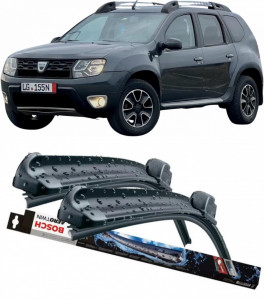 Dacia Duster Set 2 stergatoare parbriz Bosch Aerotwin 600/475mm compatibile cu Dacia DUSTER (HM_) (2017) (55 cm / 47.5 cm) accesorii pentru autoturismul tau - masina v115376