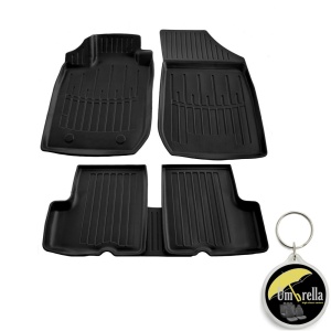 Dacia Logan Mcv (2006-2012) Set covorase auto cauciuc G.Modern Line 3D transport gratuit accesorii pentru autoturismul tau - masina v50523