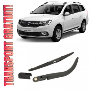 Dacia Logan MCV II Brat stergator pentru luneta spate cu lamela 370 mm, compatibil cu Dacia Logan MCV II Combi fabricat intre 2015-prezent, calitate extra