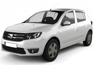 Dacia Sandero II Din 12.2012 - 12.2020, Hatchback , Set Covorase Auto Tip Tavita Premium 3D, din cauciuc accesorii pentru autoturismul tau - masina v167171