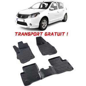 Dacia Sandero III 2020- Set 4 covorase auto din cauciuc tip tavita premium line 3D - Transport Gratuit! accesorii pentru autoturismul tau - masina v49266
