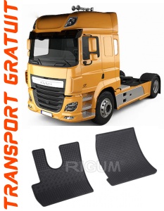 Daf Cf Euro 6, Cargo, fabricat din 2014 - Prezent, set covorase auto dedicate, din cauciuc 100% Premium accesorii pentru autoturismul tau - masina v154931