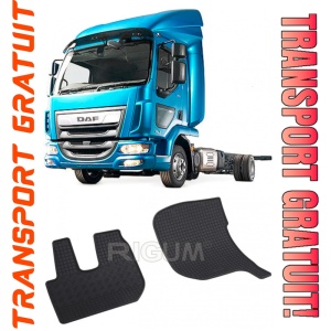 Daf Lf Euro 6, Cargo, fabricat din 2013 - Prezent, set covorase auto dedicate, din cauciuc 100% Premium