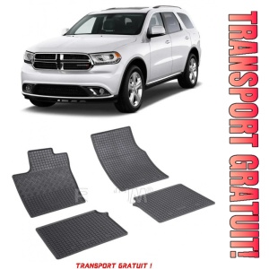 Dodge Durango 3 Wk2 Facelift 1 fabricat din 2014 - 2020, Suv, set covorase auto dedicate, din cauciuc 100% Premium - Transport Gratuit
