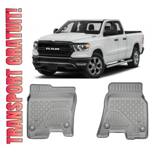 Dodge Ram V Din 2019 - Prezent, Pick-Up , Set Covorase Auto Tip Tavita Premium 3D, din cauciuc