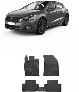 Ds 4 Din 11.2021 - Prezent, Hatchback , Set Covorase Auto Tip Tavita Premium 3D, din cauciuc accesorii pentru autoturismul tau - masina v163288