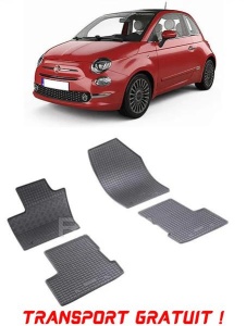 Fiat 500X, Suv, fabricat din 01.2015 - Prezent, set covorase auto dedicate, din cauciuc 100% Premium - Transport Gratuit accesorii pentru autoturismul tau - masina v40083