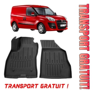 Fiat Doblo Cargo (2010-2022) Set covorase auto cauciuc G.Modern Line 3D transport gratuit
