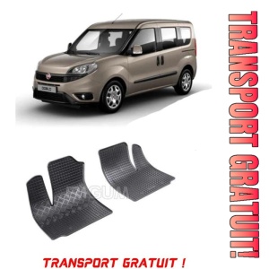 Fiat Doblo III fabricat din 07.2022 - Prezent, Van, 2 Locuri, set covorase auto dedicate, din cauciuc 100% Premium - Transport Gratuit