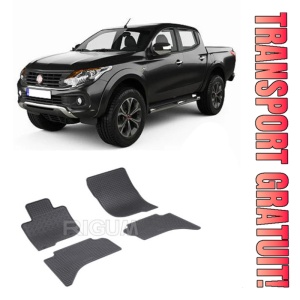 Fiat Fullback, Pick-Up, fabricat din 2015 - 2019, set covorase auto dedicate, din cauciuc 100% Premium