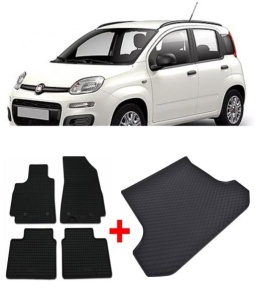 Fiat Panda Set Covorase + tavita portbagaj auto Fiat Panda III Hybrid fabricatie 02.2020 - prezent, caroserie hatchback - Img 2