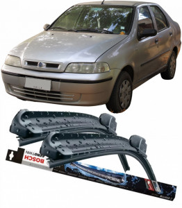 Fiat Siena Set 2 stergatoare parbriz Bosch Bosch Aerotwin compatibile cu Fiat Siena 2006-2010 (57.5 cm / 40 cm) accesorii pentru autoturismul tau - masina v133131