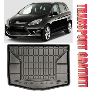 Ford C-Max II Van din 11.2010 - 06.2019, Tavita Pentru Portbagaj Lux Premium Dedicata, Roata Rezerva Ingusta *2