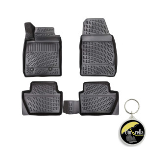 Ford Ecosport II 2012- Set 4 covorase auto din cauciuc tip tavita premium line 3D accesorii pentru autoturismul tau - masina v242613